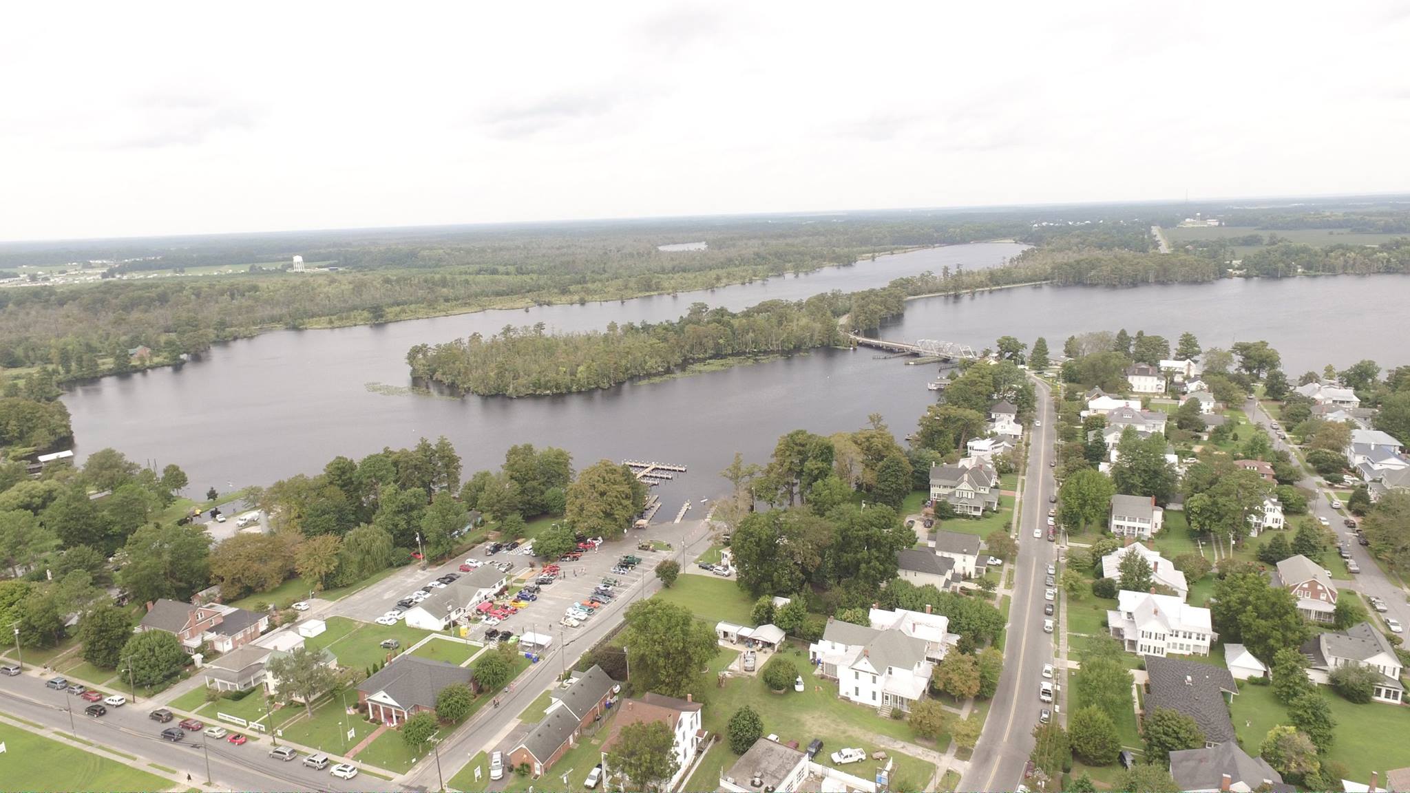 Historic Hertford NC Aerial