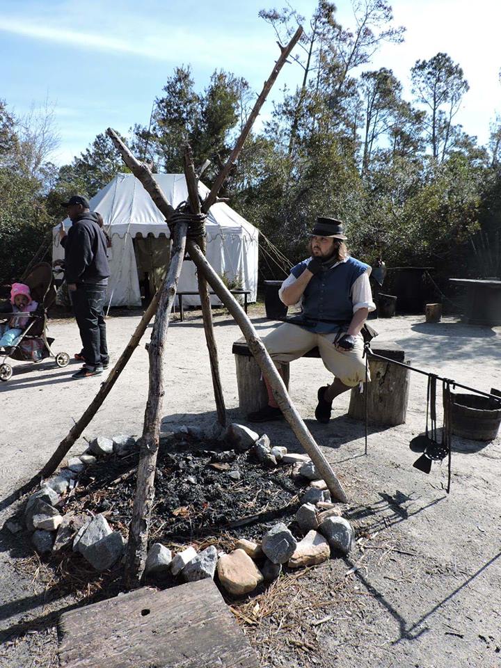 Roanoke Settlement enactment at Roanoke Island Festival Park