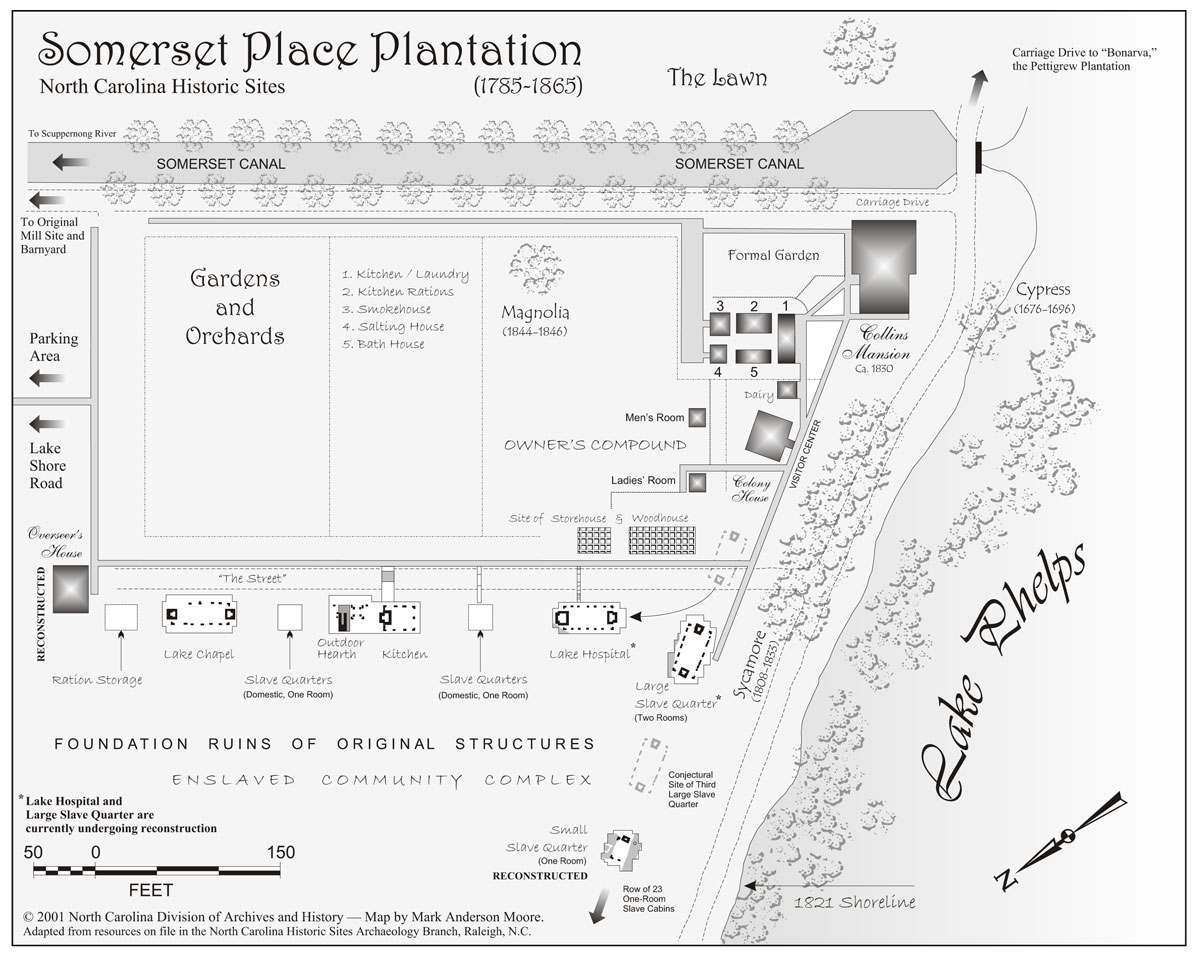 Somerset Place map